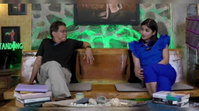 Rocky Gerung dan Salsabila Syaira. [TikTok]